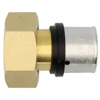 Stabilo-sanitär Pipetec Pressfitting Verschraubung Übergang 26x3 mm 1 Zoll