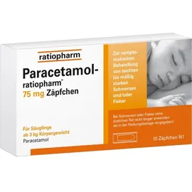 Ratiopharm Paracetamol-ratiopharm 75 mg Zäpfchen