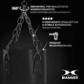 Hammer Boxsack Premium Black Kick