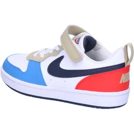 Nike Court Borough Low Recraft Kids White/Thunder Blue/Light Crimson 28