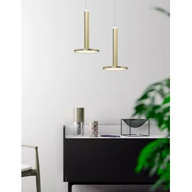 Nova Luce Palencia 1-flg. 11 W Durchmesser 60 cm gold