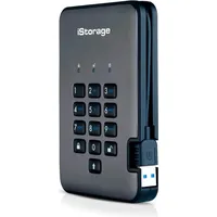 iStorage diskAshur 2 SSD schwarz 256GB externe Festplatte, 2.5', USB-A 3.0 (IS-DA2-256-SSD-256-B)