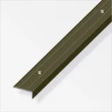 Alfer Abschlussprofil 1 m, 25 x 10 mm Aluminium eloxiert bronze Winkelprofile - Alfer