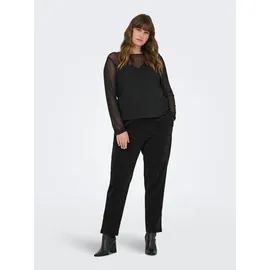 ONLY CARMAKOMA CARPOPTRASH-ALYA EASY GLIT PANT Jogginghose Schwarz 54 32