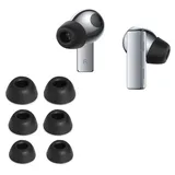 kwmobile 6x Silikonaufsätze für Huawei FreeBuds Pro - Ersatz Ohrstöpsel in 3 Größen - Ear Tips für In-Ear Kopfhörer - Zubehör Ersatzpolster... - Schwarz