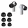 kwmobile 6x Silikonaufsätze für Huawei FreeBuds Pro - Ersatz Ohrstöpsel in 3 Größen - Ear Tips für In-Ear Kopfhörer - Zubehör Ersatzpolster... - Schwarz