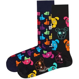 Happy Socks Classic Crew Socken 2er Pack Mehrfarbig 41-46