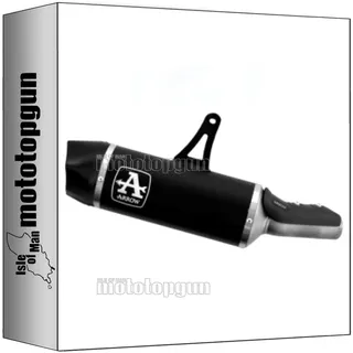 arrow 72641AKN auspuff zugelassen indy-race aluminium schwarz endkappe carby kompatibel mit honda xl 750 transalp 2023 mototopgun