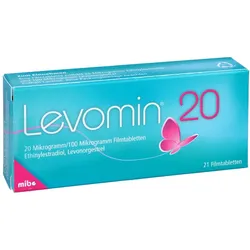 LEVOMIN 20 20 Mikrogramm/100 Mikrogramm Filmtabl. 21 St