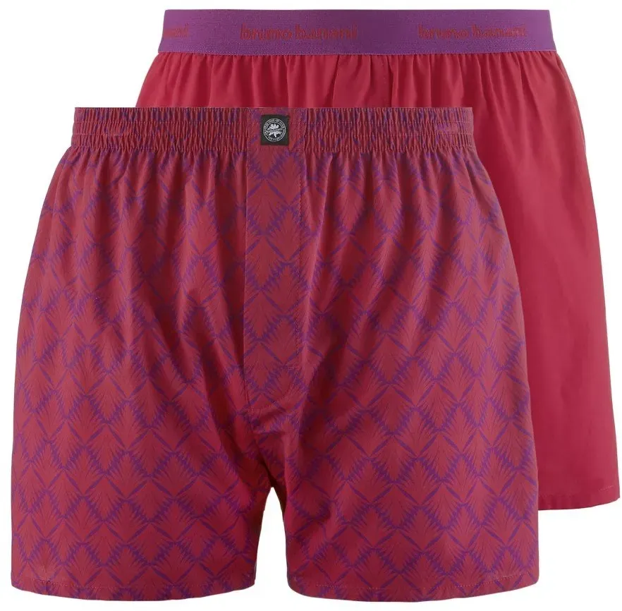 Bruno Banani Boxershort 2Pack Enthusiast Bund innen/aussen 6/L - Größe:6/L