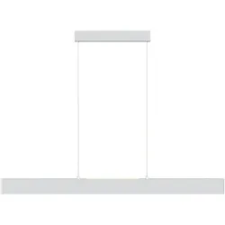 Maytoni Moderne LED-Hängeleuchte weiß, Lichtausrichtung nach oben und unten, 100 cm hoch, höhenverstellbar, 30W 220-240 V