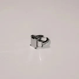 Liebeskind Berlin Ohrstecker Steel Diamond Silber Edelstahl 1,4 cm