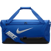 Nike Unisex Sporttaschen Nk Brsla M Duff - 9.5 (60L), Game Royal/Black/Metallic Silver, DH7710-480, MISC