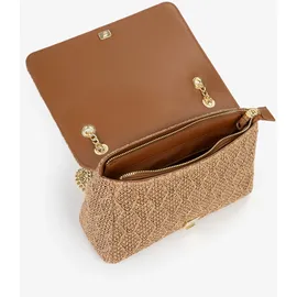 Valentino Ocarina Summer Umhängetasche Leder Brown