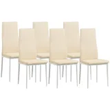 Albatros Esszimmerstuhl Milano Kunstleder beige 6er Set