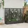 vidaXL Hochbeet mit Rankgitter und Dach 202,5 x 40 x 123 cm Braun