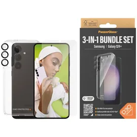 Panzer Glass PanzerGlass 3-in-1 Set für Samsung Galaxy S24+ transparent (B1211+7351)