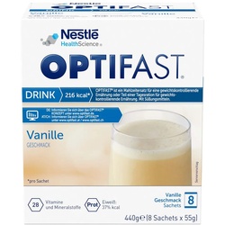 Optifast home Drink Vanille Pulver 8X55 g