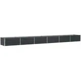 vidaXL Planter 600 x 80 x 45 cm Anthrazit