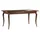aea Oval Esstisch Ausziehbar 160/260 cm 90 x 77,5 cm braun