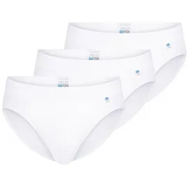 SCHIESSER Rio Slip / Unterhose Long Life Cotton in Weiß | Gr.: L