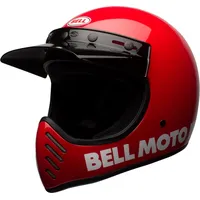 Bell Helme Bell Moto-3 Classic, Motocrosshelm - Rot/Weiß - M