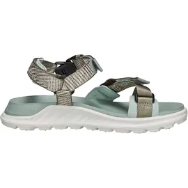 ECCO EXOWRAP W 3S TEX Sandal, SAGE/BEIGE/Ice Flower, 37 EU