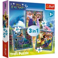 Trefl 34866 Encanto, 1, 20 bis 50 Elementen Puzzles mit den Helden des DisneyMärchens Unser magischer Kinder ab 3 Jahren