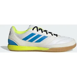 adidas Top Sala Competition II IN Hallenschuhe Herren Cloud White/Lucid Ray Blue/Solar Yellow 41 1/3