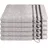 Waschhandschuh 5 x 16 x 22 cm silber