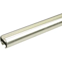 Gardinenstange LIEDECO "Innenlaufprofil, Gardinenstange 20 mm "France"" Gr. 3, silber (edelstahlfarben), L:200cm Ø:20mm, Gardinenstangen