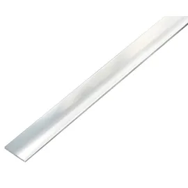 GAH Alberts Flachstange selbstklebend Aluminium 25 mm 2 m