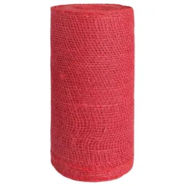 vidaXL Juterolle Rot 25 x 500 cm