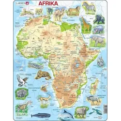 Puzzle - Afrika (physisch)