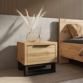 Home Affaire Nachtschrank Bronne 55 x 45 x 49 cm Braun