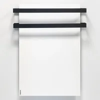 VASNER Infrarotheizung-Handtuchhalter Citara 2er Set Schwarz