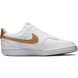 Nike Court Vision Low Next Nature Damen white/metallic gold/white 37,5