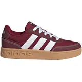 adidas Breakbase Kinder Collegiate Burgundy/Weiß/Shadow Red 40