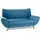 Home Affaire 2-Sitzer Saltare Kunstleder 174 x 78 x 82 cm Blau
