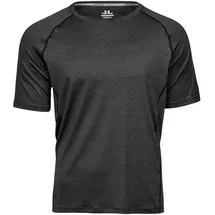 Tee Jays Tee Jays, Herren CoolDry Sport Shirt T-Shirt 7020 black melange