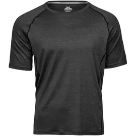 Tee Jays Tee Jays, Herren CoolDry Sport Shirt T-Shirt 7020 black melange