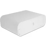 DeLock Monitorständer mit zwei Schubladen weiß