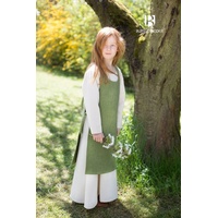 Burgschneider Ritter-Kostüm Kinder Mittelalter Kleid Typ Überkleid Ylva Lindgrün 104 grün 104 - 104