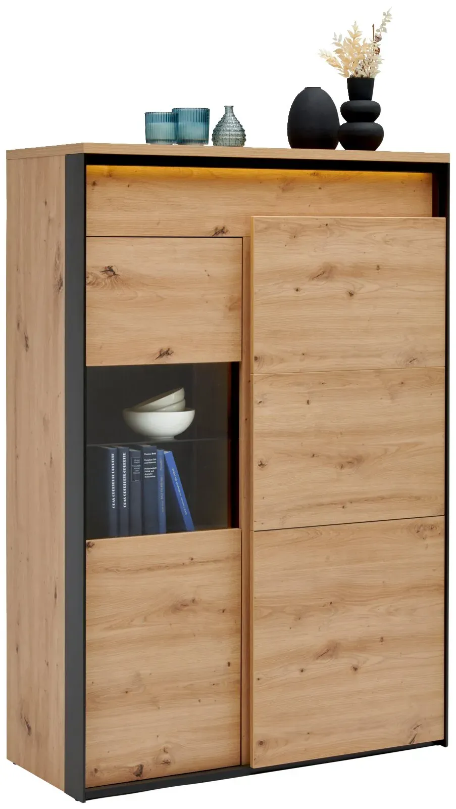 Hom ́in Highboard - B/H/T ca. 95.00x140.00x41.00