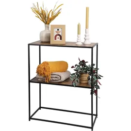 home&styling collection Bücherregal 71 x 31 x 85 cm Schwarz