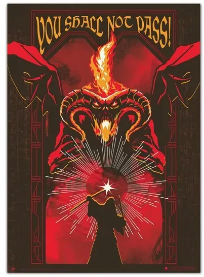 - Balrog Luminescent Poster - Plakat