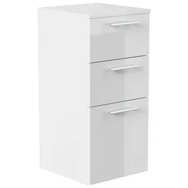 Posseik Bad-Hängeschrank 75 weiß glanz 36,8 x 35,2 x 75,0 cm