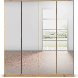 Rauch Reflect, mit Spiegelfront, inkl. praktischer Inneneinteilung und Stoffboxen-Set braun