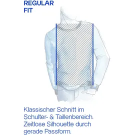 FYNCH-HATTON Strickpullover »FYNCH-HATTON Langarmpullover« mit Rundhalsausschnitt Navy 3XL