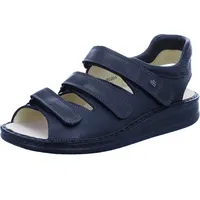 FinnComfort Tunis Black (schwarz) - Sandale - Marken, Schwarz, leder (neymar) für Herren, schwarz, Gr. 43 EU